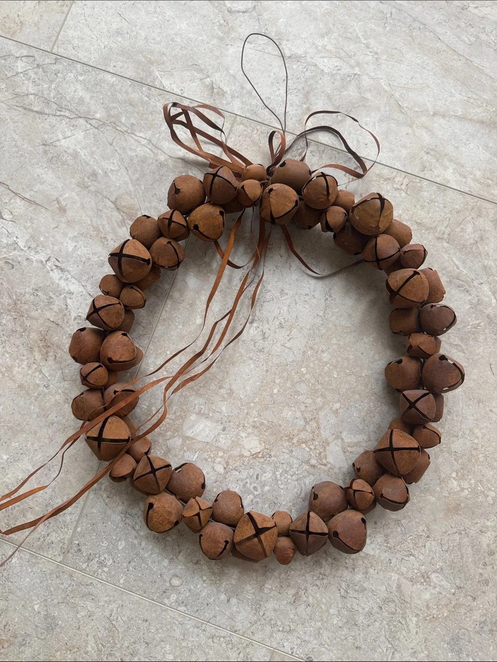 Rusty Jingle Bell Wreath